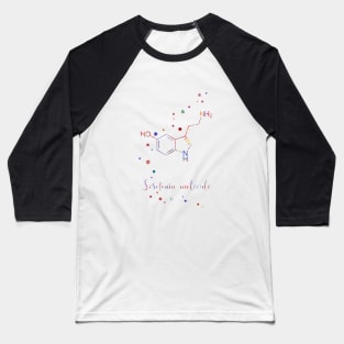 Serotonin molecule Baseball T-Shirt